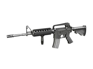 colt m4a1 carbine ris assault rifle Model 3D