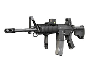 colt m4a1 sopmod eotech552 3D Модель