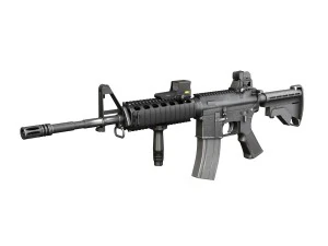 colt m4a1 sopmod eotech 552 Modello 3D