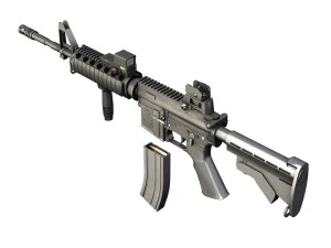 colt m4a1 sopmod eotech 552 Modello 3D
