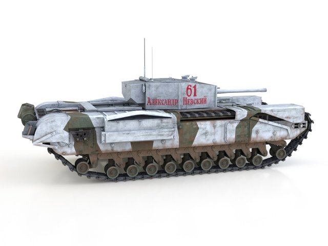 Soviet Forces - Soviet Churchill tank.