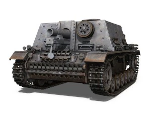 stuig 33b - self-propelled heavy infantry - 6 3D Model