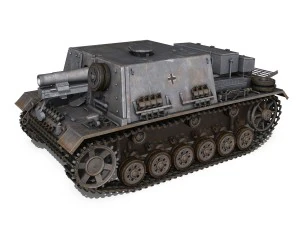 stuig 33b - self-propelled heavy infantry - 6 3D Model