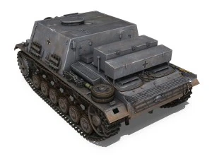 stuig 33b - self-propelled heavy infantry - 6 3D Model