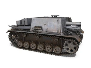 stuig 33b - self-propelled heavy infantry - 6 3D Model