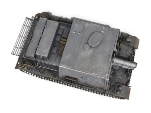 stuig 33b - self-propelled heavy infantry - 6 3D Model