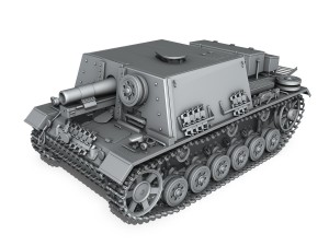 stuig 33b - self-propelled heavy infantry - 6 3D 模型