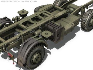 mercedes benz unimog u1300 isaf 3D Модель