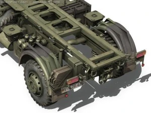 mercedes benz unimog u1300 isaf 3D Model
