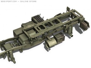 mercedes benz unimog u1300 isaf 3D Модель