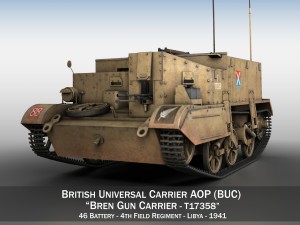 bren carrier - buc - t17358 3D 모델