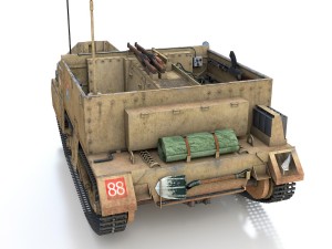 bren carrier - buc - t17358 3D Model