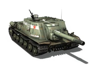 isu152 soviet heavy selfpropelled 3D Model