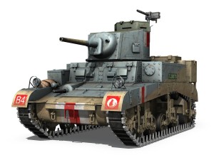 m3 light tank stuart Model 3D
