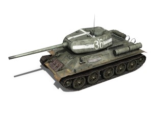 t34 85 soviet medium tank 3D मॉडल