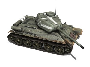 t34 85 soviet medium tank 3D मॉडल