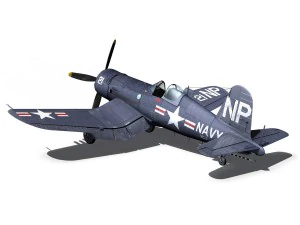 change vought f4u5n corsair 3D Model