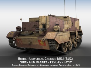 bren carrier mki - buc - t12642 3D 모델