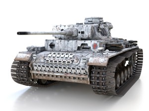 pzkpfw iii - panzer 3 - ausfl - 100 3D Model