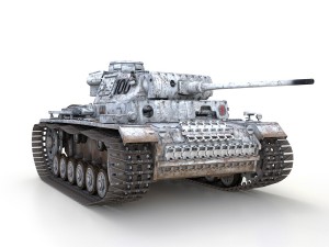 pzkpfw iii - panzer 3 - ausfl - 100 3D Model