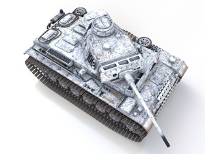 pzkpfw iii - panzer 3 - ausfl - 100 3D Model