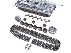 pzkpfw iii - panzer 3 - ausfl - 100 3D Model