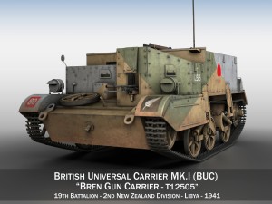 bren carrier mki - buc - t12505 3D 모델