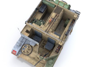bren carrier mki - buc - t12505 3D 模型