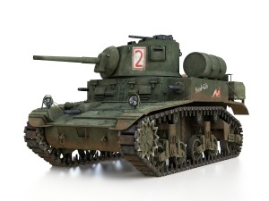 m3a1 light tank stuart - blood and guts Modelo 3D