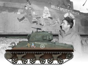 m4 sherman - belle of little rock 3D Модель