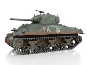 m4 sherman - belle of little rock 3D Модель