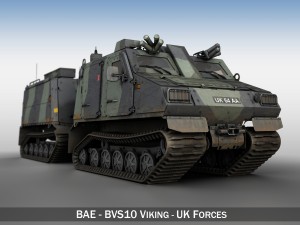 bvs10 viking - uk forces 3Dモデル