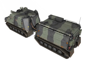 bvs10 viking - uk forces 3D Model