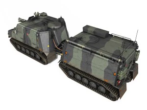 bvs10 viking - uk forces 3D Model