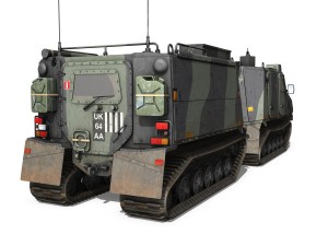 bvs10 viking - uk forces 3D Model