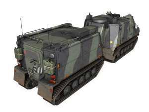 bvs10 viking - uk forces 3D Model