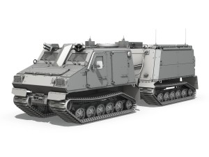 bvs10 viking - uk forces 3D Model