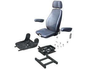 car truck seat witch attachment 3D Модель