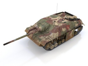 jagdpanzer iv l-70 v - 221 - late production 3D 模型