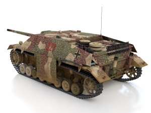 jagdpanzer iv l-70 v - 221 - late production 3D 模型