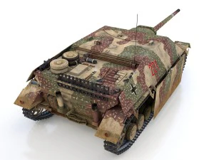 jagdpanzer iv l-70 v - 221 - late production 3D Model