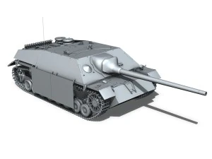 jagdpanzer iv l-70 v - 221 - late production 3D Model