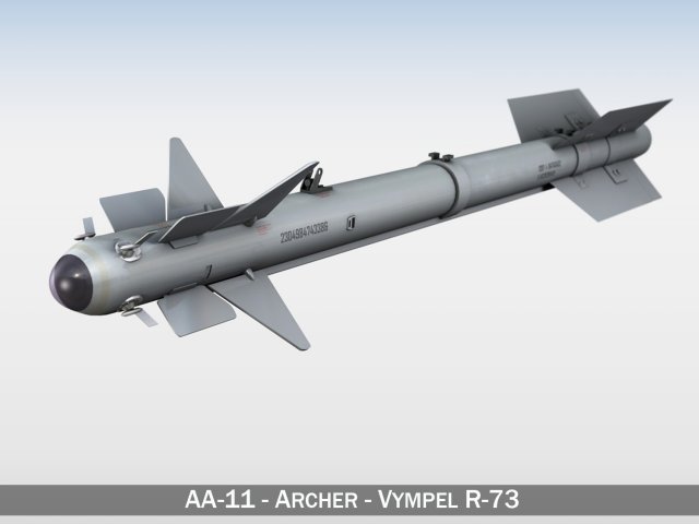 aa-11 archer - vympel r73 3D Модель .c4d .max .obj .3ds .fbx .stl .blend 