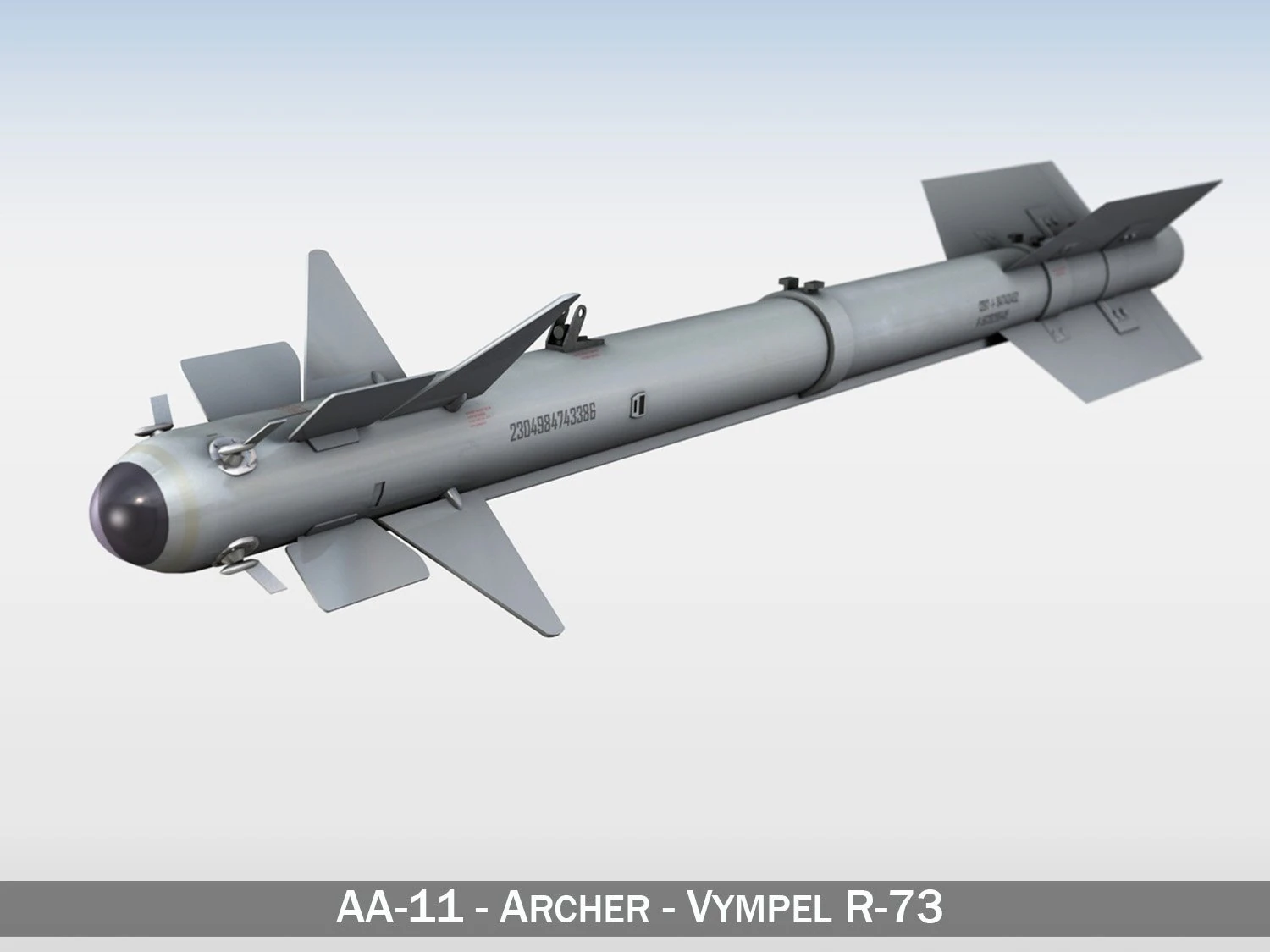 aa-11 archer - vympel r73 3D Model .c4d .max .obj .3ds .fbx .stl .blend 