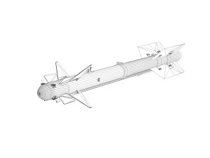 aa-11 archer - vympel r73 3D Модель