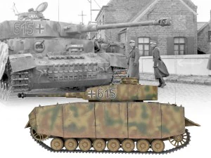 pzkpfw iv - panzer 4 - ausfh - 615 3D Model