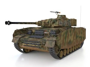 pzkpfw iv - panzer 4 - ausfh - 615 3D Model