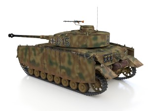 pzkpfw iv - panzer 4 - ausfh - 615 3D 模型