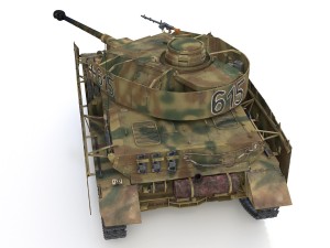 pzkpfw iv - panzer 4 - ausfh - 615 3D 模型