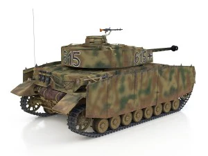 pzkpfw iv - panzer 4 - ausfh - 615 3D Model